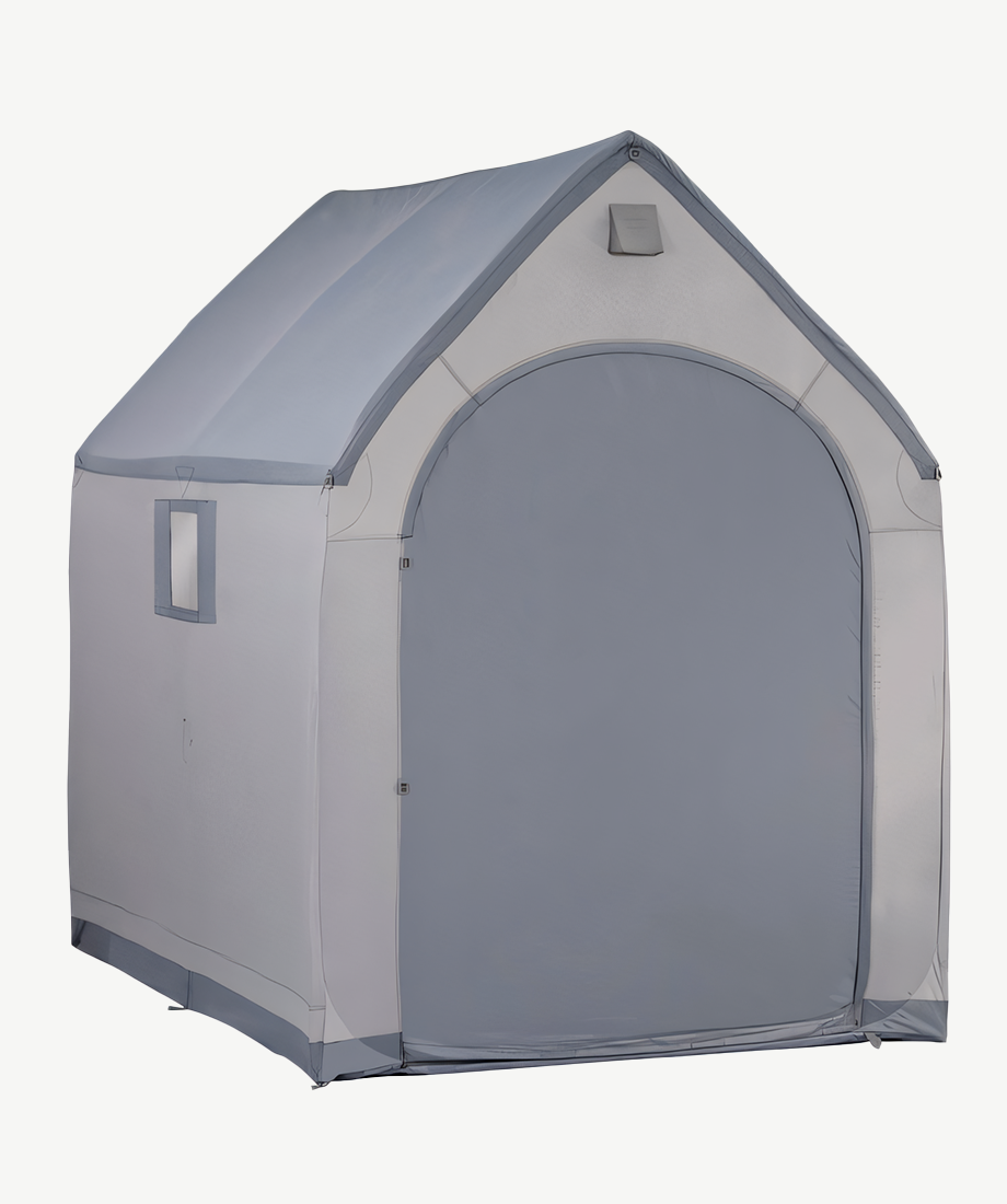 FlowerHouse XXL StorageHouse featuring an 8ft x 6ft x 7.5ft weather-resistant shell for versatile, secure storage.