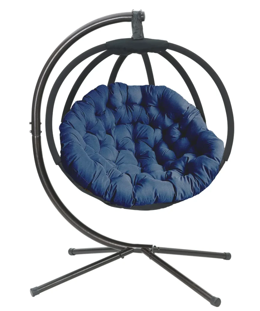 Elegant replacement cushion designed for FlowerHouse ball chairs, offering plush support and a secure, comfortable fit.